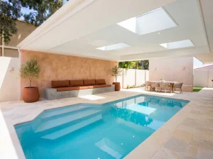 Barrier Reef Pools - Lap Pool 8.3m x 3.5m - Hampton Grey Shimmer