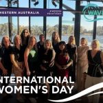 Barrier Reef Pools Perth General Manager Gina Nicholson and team at SPASA WAVES International Women’s Day event 2026