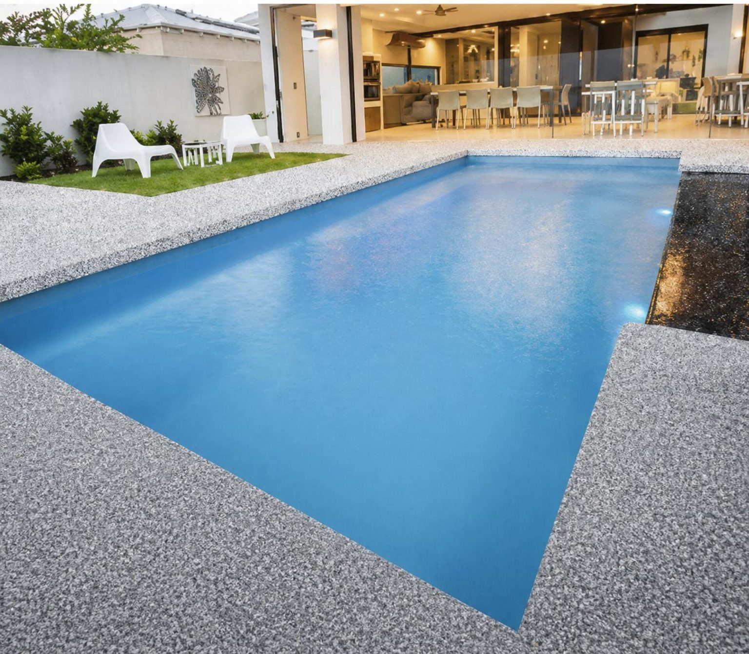 A Fibreglass Monaco Slimline Pool | Barrier Reef Pools Perth