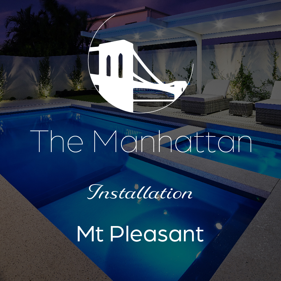 Manhattan Pool Installation Mt Pleasant WA Barrier Reef Pools Perth